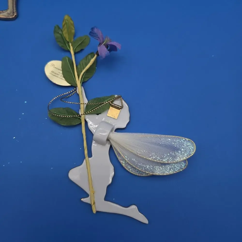 Bradford Editions Flower Fairies Third Issue Ornament Set of 4 w/ COA 2000